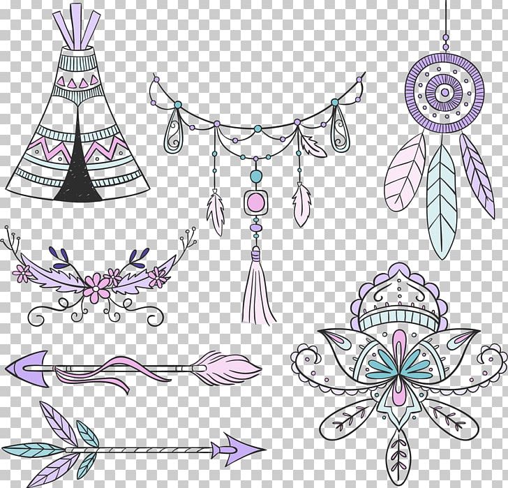 Boho-chic Bohemian Style Euclidean PNG, Clipart, Accessories, Arrow, Arrows, Boho Chic, Chinese Style Free PNG Download