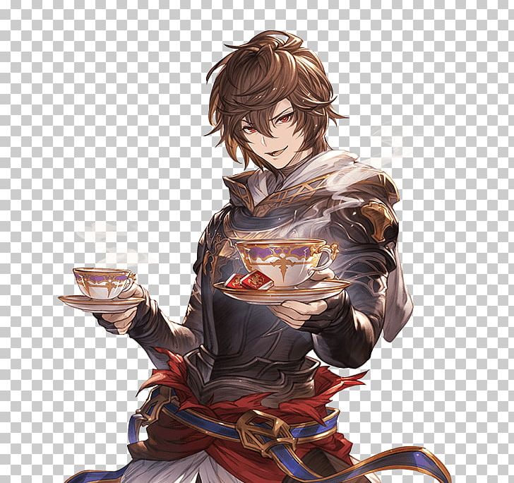 Granblue Fantasy Coffee Sandalphon Cafe Belial PNG, Clipart, Anime, Belial, Brown Hair, Cafe, Coffee Free PNG Download