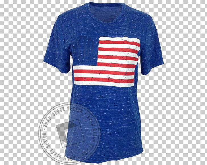 T-shirt Sleeve Product PNG, Clipart, Active Shirt, Block Flag, Blue, Electric Blue, Shirt Free PNG Download
