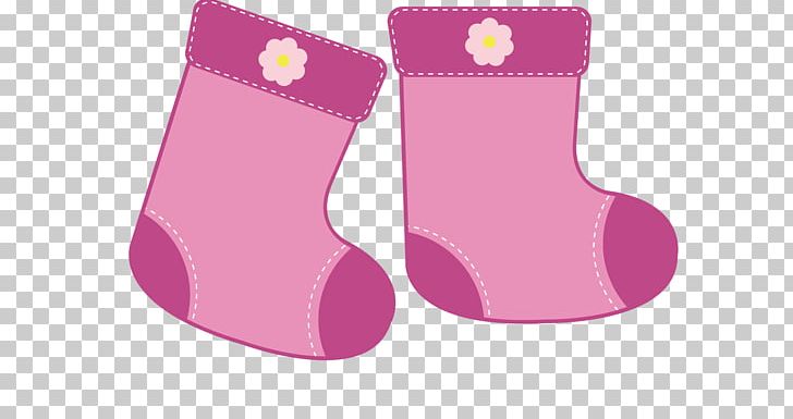 Sock Pink Hosiery PNG, Clipart, Adobe Illustrator, Baby, Baby Announcement Card, Baby Clothes, Baby Girl Free PNG Download