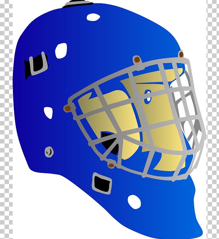 Goaltender Mask Ice Hockey PNG, Clipart, Blue, Electric Blue, Goalkeeper, Goaltender, Hockey Free PNG Download