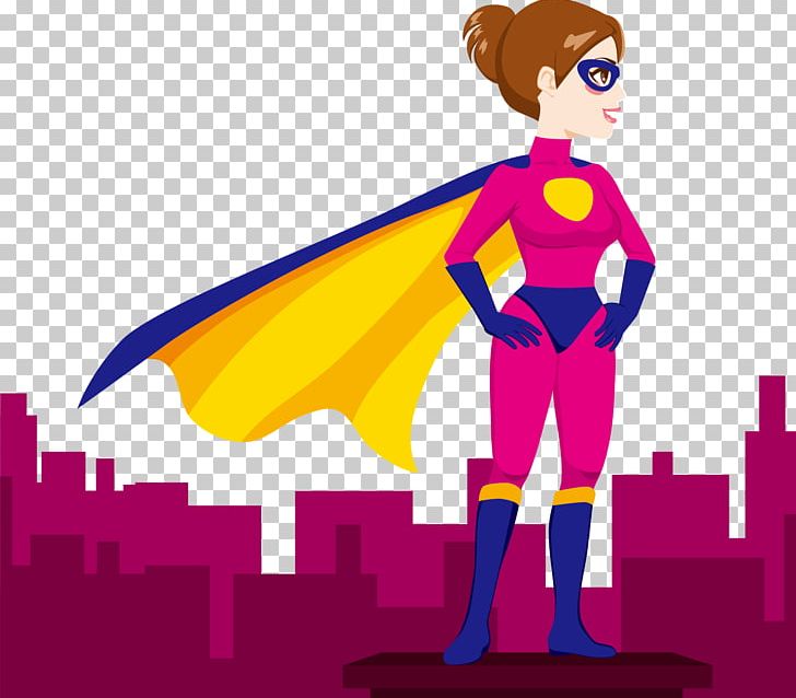 Superwoman Superhero Female PNG, Clipart, Cartoon, Cloak, Comics, Dc Super Hero Girls, Dress Vector Free PNG Download