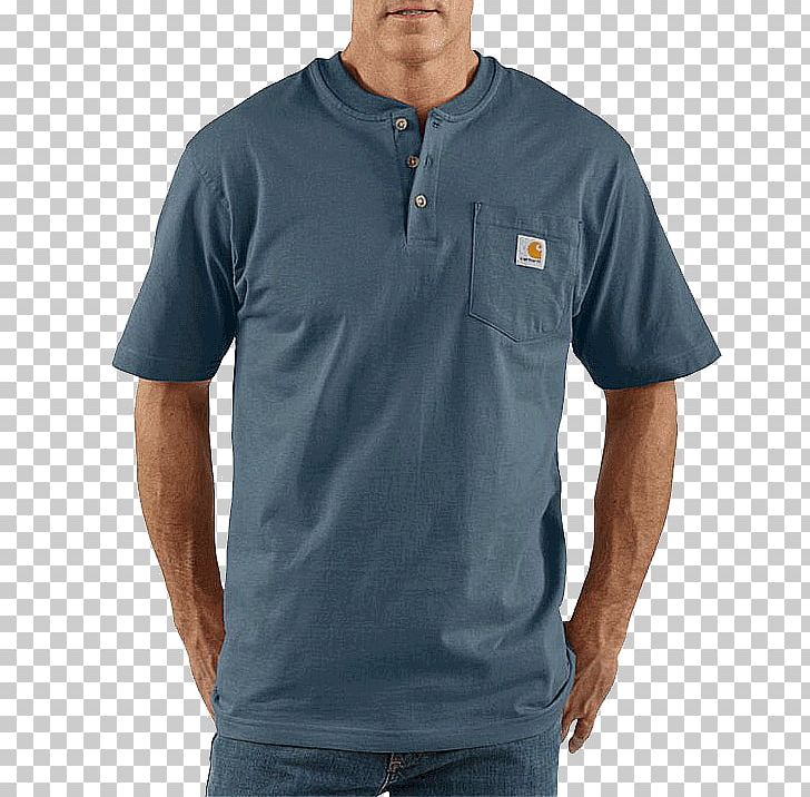 T-shirt Henley Shirt Carhartt Clothing Workwear PNG, Clipart, Active Shirt, Blue, Carhartt, Casual, Clothing Free PNG Download