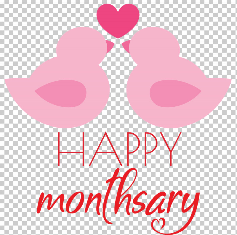 Happy Monthsary PNG, Clipart, Flower, Happy Monthsary, Heart, Logo, M Free PNG Download