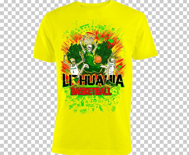 T-shirt Lithuania Men's National Basketball Team 1992 Summer Olympics PNG, Clipart,  Free PNG Download