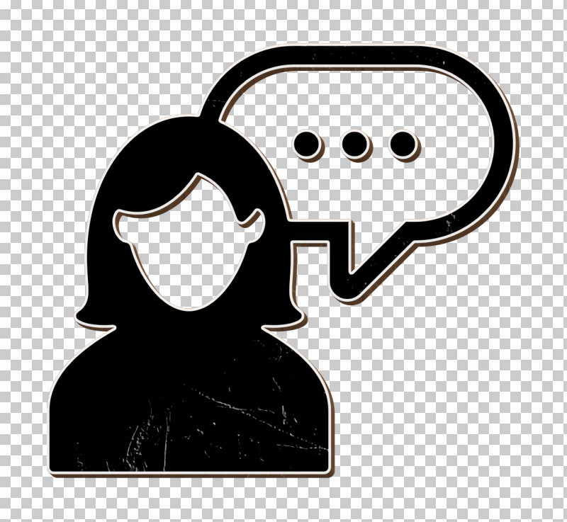 Talking Icon Female User Talking Icon People Icon PNG, Clipart, Conversation, Girl Icon, Online Chat, People Icon, Share Icon Free PNG Download