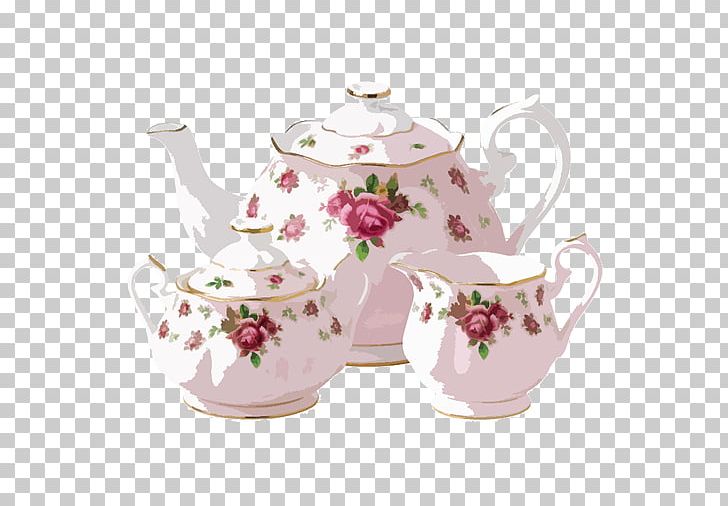 Tea Set Teapot Old Country Roses Bone China PNG, Clipart, Bone China, Ceramic, Chinese Tea, Creamer, Cup Free PNG Download