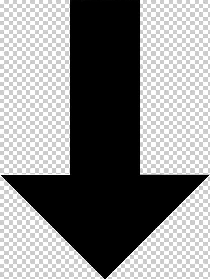 Arrow Computer Icons PNG, Clipart, Angle, Arrow, Arrow Down, Black, Black And White Free PNG Download