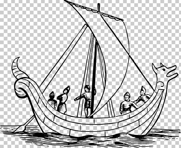 Sutton Hoo Ship Anglo-Saxons Boat PNG, Clipart, Angles, Anglosaxons, Artwork, Black And White, Boat Free PNG Download