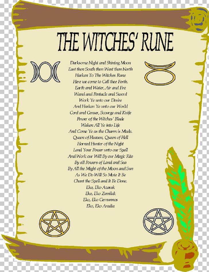 Wiccan Rede Witchcraft Poetry Paganism PNG, Clipart, Area, Com, Eclecticism, Goddess, Grimoire Free PNG Download