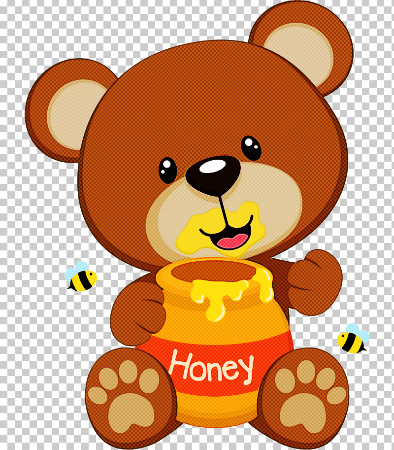 Teddy Bear PNG, Clipart, Animal Figure, Bear, Brown Bear, Cartoon, Orange Free PNG Download
