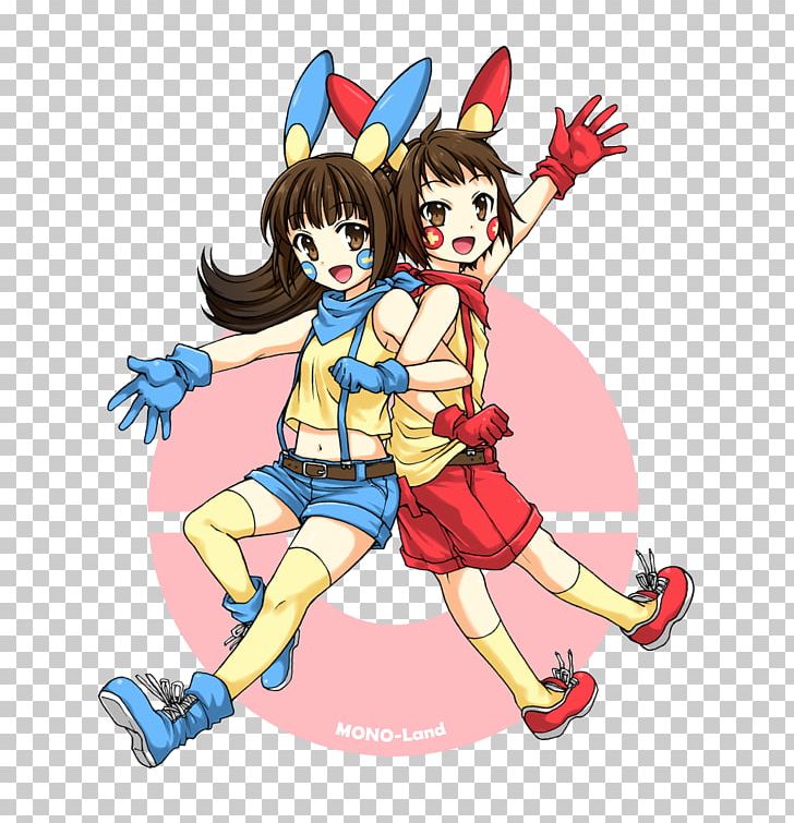 Pokémon Omega Ruby And Alpha Sapphire Minun Plusle Pokédex PNG, Clipart, Anime, Art, Artwork, Cartoon, Chibi Free PNG Download