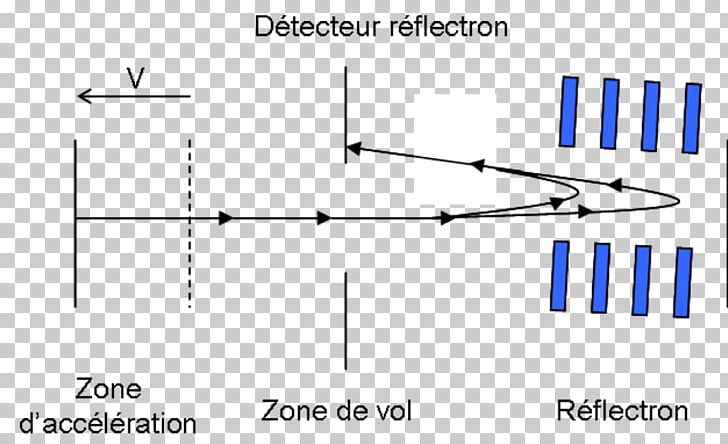 Time-of-flight Mass Spectrometry Time Of Flight Analizzatore A Tempo Di Volo Reflectron PNG, Clipart, Angle, Diagram, Electric Charge, Fast Atom Bombardment, Flight Free PNG Download