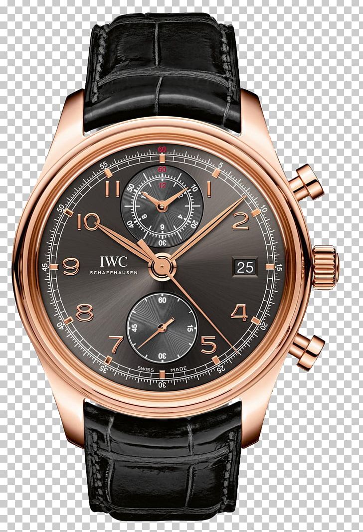 Schaffhausen International Watch Company Chronograph Gold PNG, Clipart, Accessories, Automatic Watch, Brand, Brown, Coffee Free PNG Download