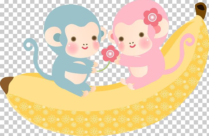 Monkey New Year Card Sexagenary Cycle PNG, Clipart, Animals, Cartoon, Dee, Fictional Character, Japanese New Year Free PNG Download