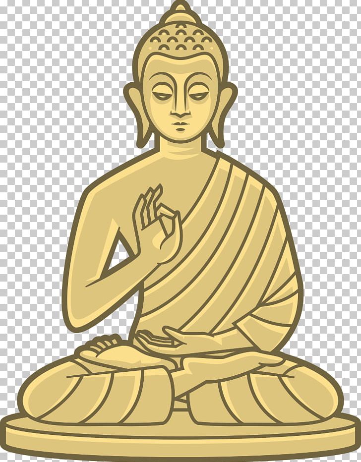 Golden Buddha Gautama Buddha Buddhism Illustration PNG, Clipart, Buddha