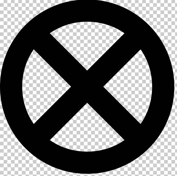 Professor X X-Men Computer Icons PNG, Clipart, Area, Black And White, Circle, Computer Icons, Download Free PNG Download