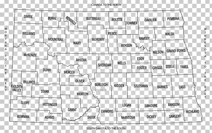 Rolette County PNG, Clipart, Angle, Area, Black And White, County, Dakota Free PNG Download