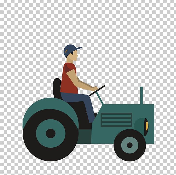 Tractor Euclidean PNG, Clipart, Agricultural Machinery, Agriculture, Cartoon Tractor, Construction Worker, Construction Workers Free PNG Download