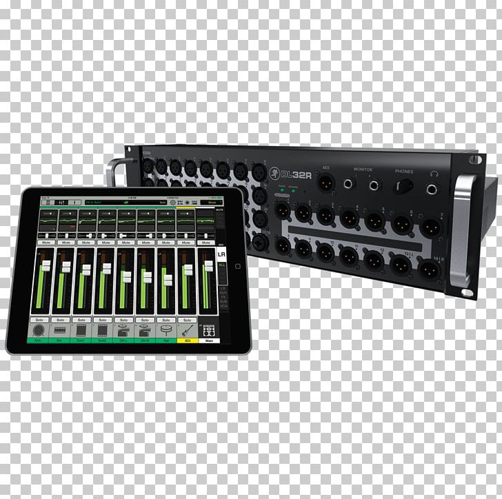 Audio Mixers Mackie DL32R Digital Mixing Console Live Sound Mixing PNG, Clipart, Audio, Audio Mixers, Blackjack Master, Digital Mixing Console, Electronics Free PNG Download