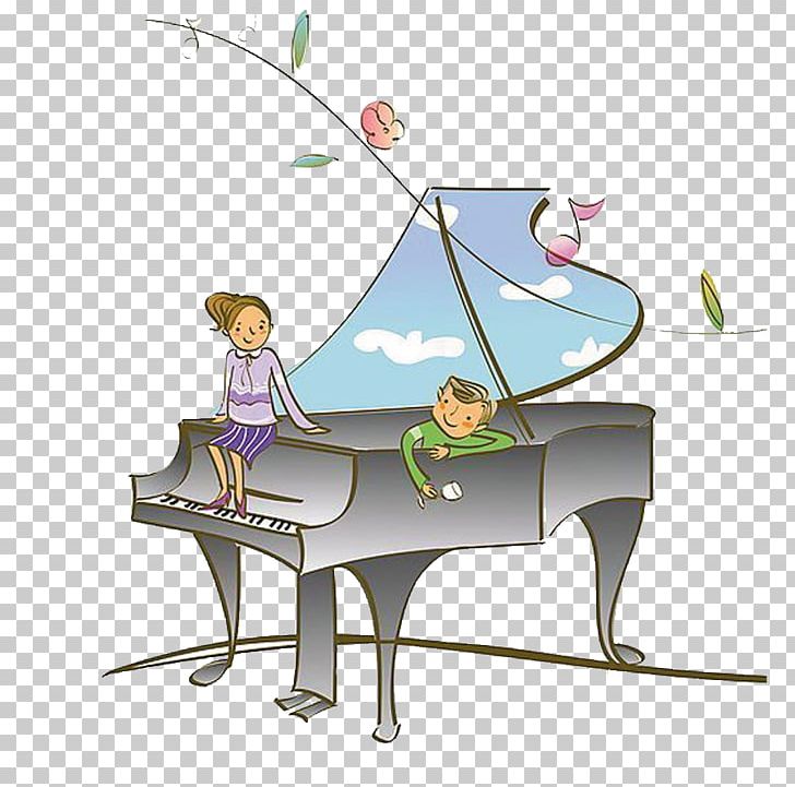 Cartoon Piano Model Sheet PNG, Clipart, Cartoon, Child, Comics, Fundal, Furniture Free PNG Download