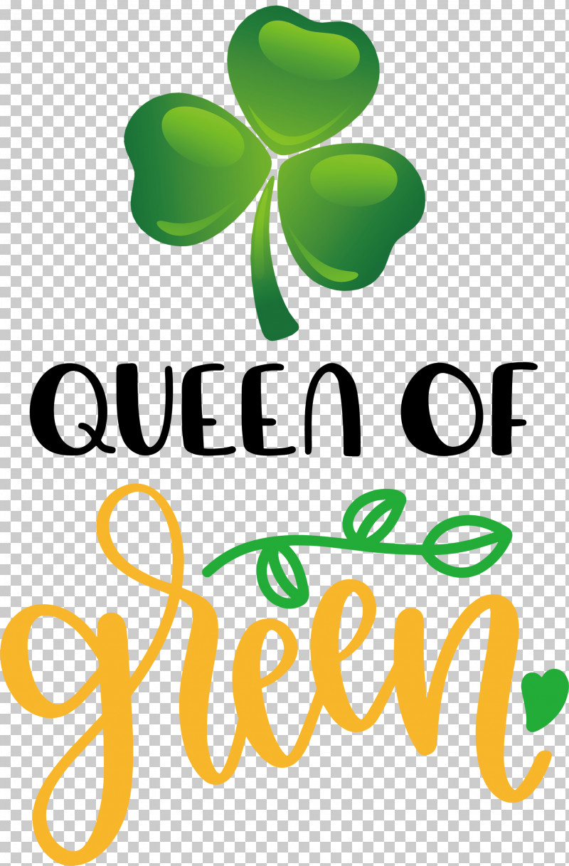 Queen Of Green St Patricks Day Saint Patrick PNG, Clipart, Clover, Fourleaf Clover, Leaf, Luck, Patricks Day Free PNG Download