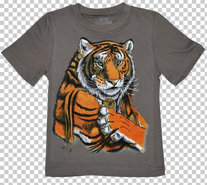 Tiger T-shirt Big Cat Sleeve PNG, Clipart, Animals, Big Cat, Big Cats, Black, Black M Free PNG Download