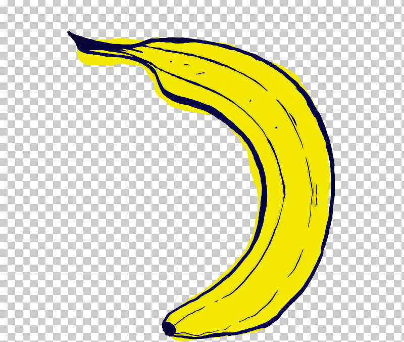Yellow Banana Line Plant Banana Family PNG, Clipart, Banana, Banana Family, Line, Plant, Yellow Free PNG Download