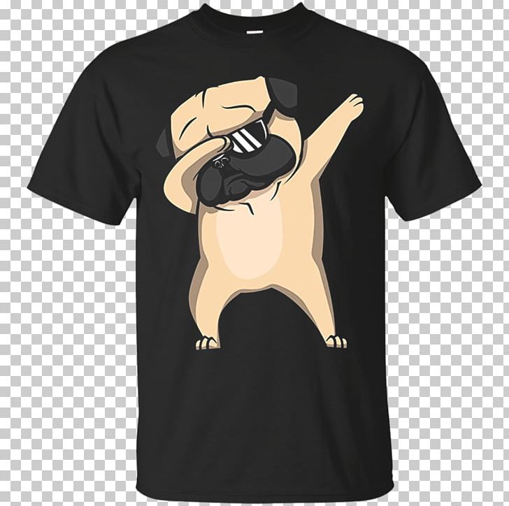 T-shirt Pug Puppy Hoodie PNG, Clipart, Active Shirt, Angle, Black, Brand, Clothing Free PNG Download