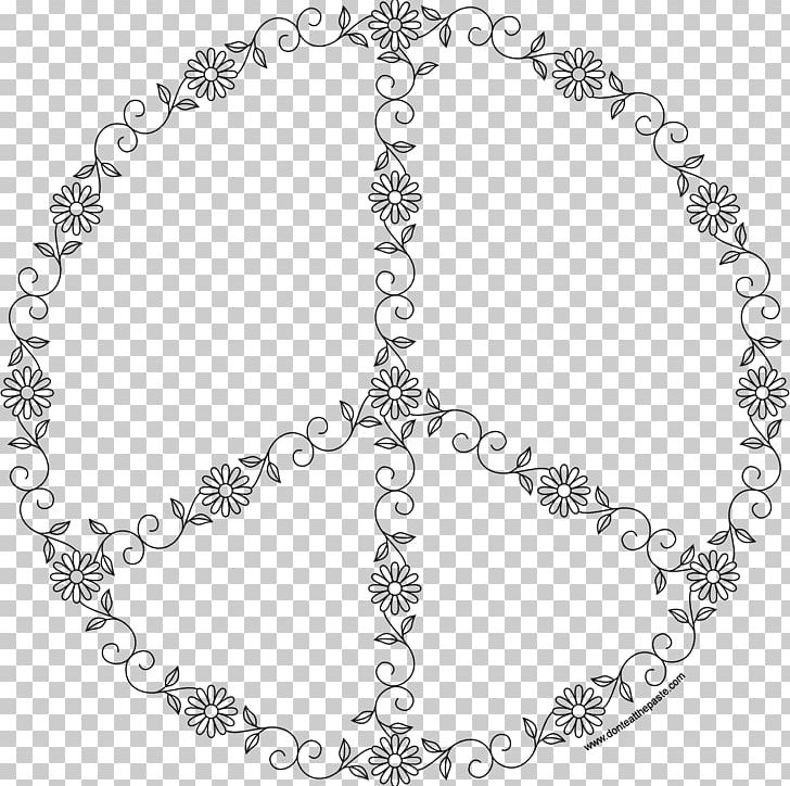 Peace Symbols Coloring Book Mandala PNG, Clipart, Adult, Area, Art, Black And White, Body Jewelry Free PNG Download