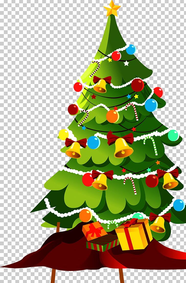 Santa Claus Christmas Tree Euclidean PNG, Clipart, Cedar, Christmas Decoration, Christmas Frame, Christmas Lights, Christmas Vector Free PNG Download