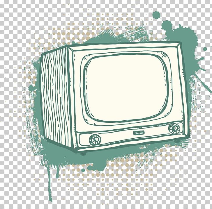 Television Set Drawing Illustration PNG, Clipart, Angle, Background Green, Blu, Blue, Blue Background Free PNG Download