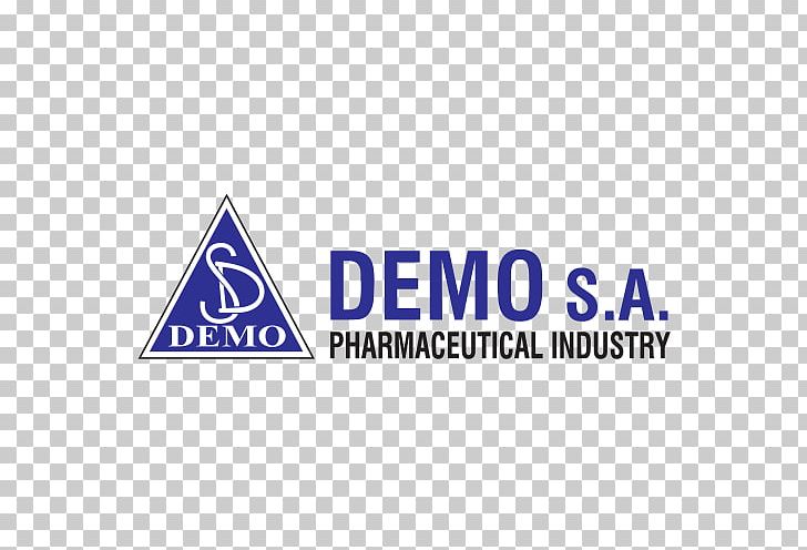 Logo DEMO S.A. Pharmaceutical Industry Organization Brand PNG, Clipart, Area, Blue, Brand, Creative Services, Factory Free PNG Download