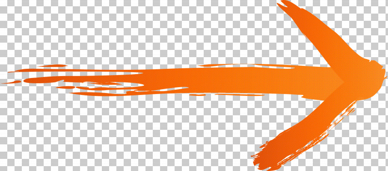 Brush Arrow PNG, Clipart, Brush Arrow, Line, Orange Free PNG Download