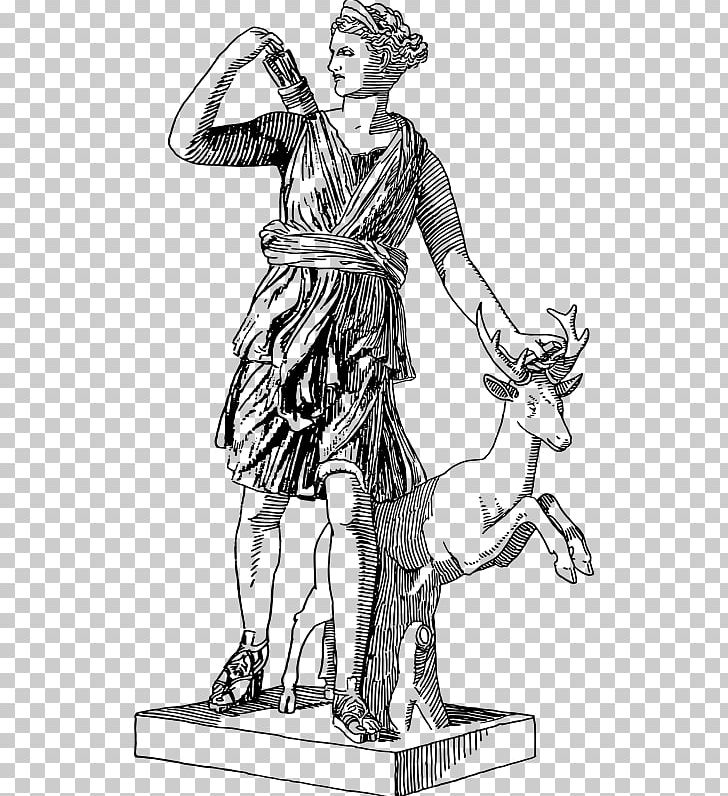 Artemis Triple Goddess Greek Mythology PNG, Clipart, Arm, Fashion Illustration, Fictional Character, Human, Human Body Free PNG Download