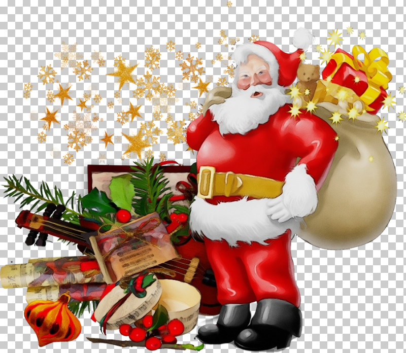 Santa Claus PNG, Clipart, Christmas, Christmas Decoration, Christmas Eve, Christmas Ornament, Paint Free PNG Download