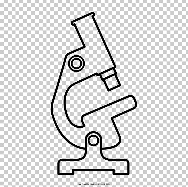 Drawing Black And White Coloring Book Microscope PNG, Clipart, Angle, Area, Art, Auto Part, Black Free PNG Download
