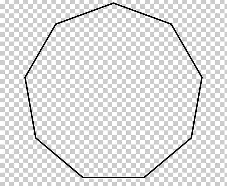 Nonagon Regular Polygon Hendecagon Dziewięciokąt Foremny PNG, Clipart, Angle, Area, Black, Black And White, Circle Free PNG Download