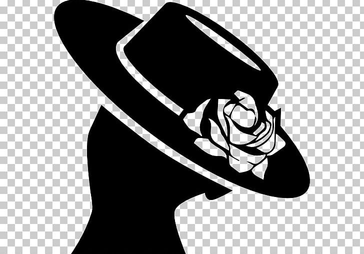 Woman With A Hat Silhouette PNG, Clipart, Baseball Cap, Black And White, Clothing, Cowboy Hat, Dance Free PNG Download