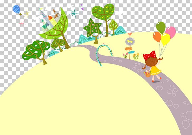 Cartoon Child Illustration PNG, Clipart, Area, Art, Asphalt Road, Border, Cartoon Free PNG Download