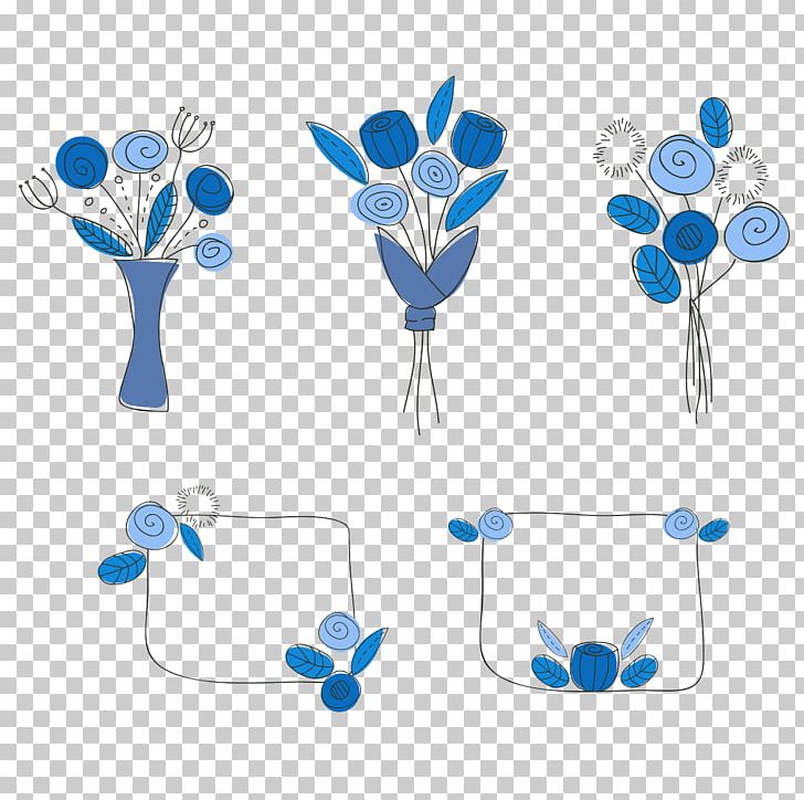 Flower Bouquet Blue PNG, Clipart, Blue, Border Frame, Bouquet, Bouquets Vector, Bride Free PNG Download