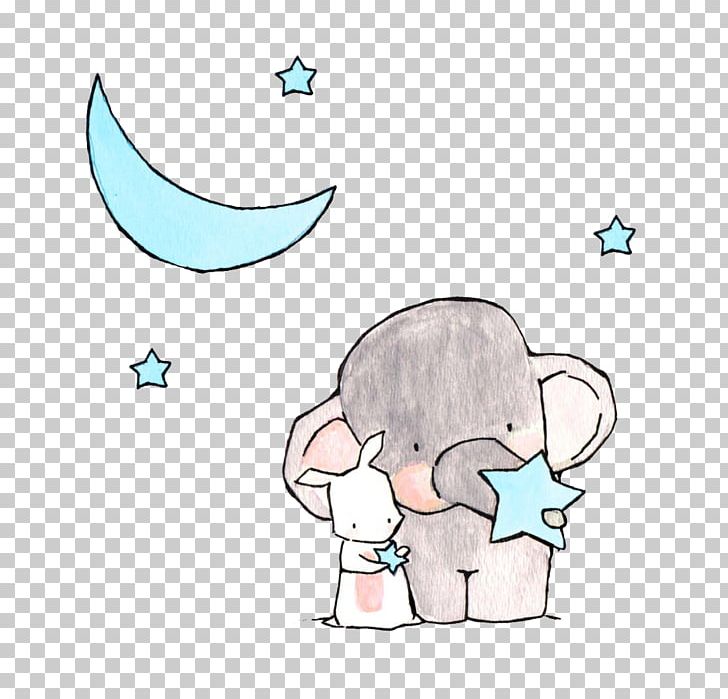 Nursery Drawing Art PNG, Clipart, Animals, Area, Baby Elephant, Blue, Cartoon Free PNG Download