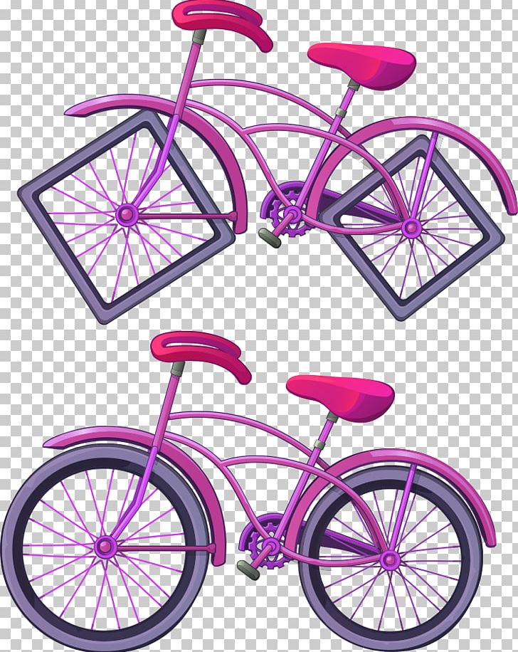 Square Wheel Bicycle Cartoon Illustration PNG, Clipart, Bicycle Accessory, Bicycle Frame, Bicycle Part, Cartoon Bicycle, Creative Artwork Free PNG Download