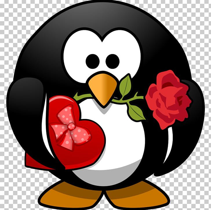 Penguin Borders And Frames Valentine's Day PNG, Clipart, Artwork, Beak, Bird, Borders And Frames, Download Free PNG Download