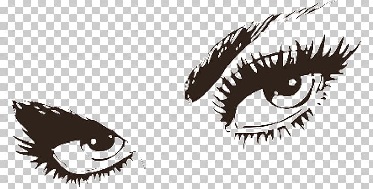 Wall Decal Eyelash Window Drawing PNG, Clipart, Black And White, Closeup, Computer Wallpaper, Decal, Decorative Arts Free PNG Download