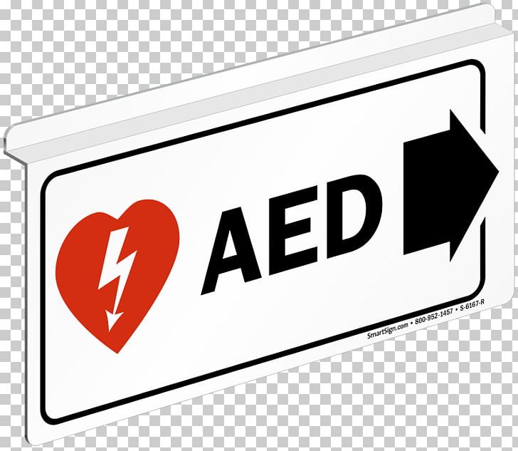 Sign Automated External Defibrillators Arrow First Aid Supplies Logo PNG, Clipart, Area, Arrow, Automated External Defibrillators, Brand, Ceiling Free PNG Download
