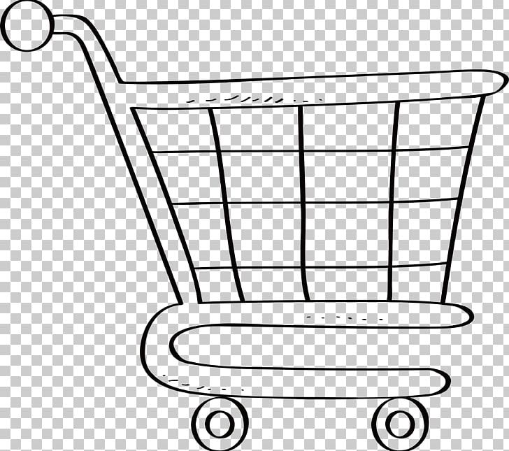 Shopping ArtWorks PNG, Clipart, Angle, Area, Basket, Black And White, Cart Vector Free PNG Download