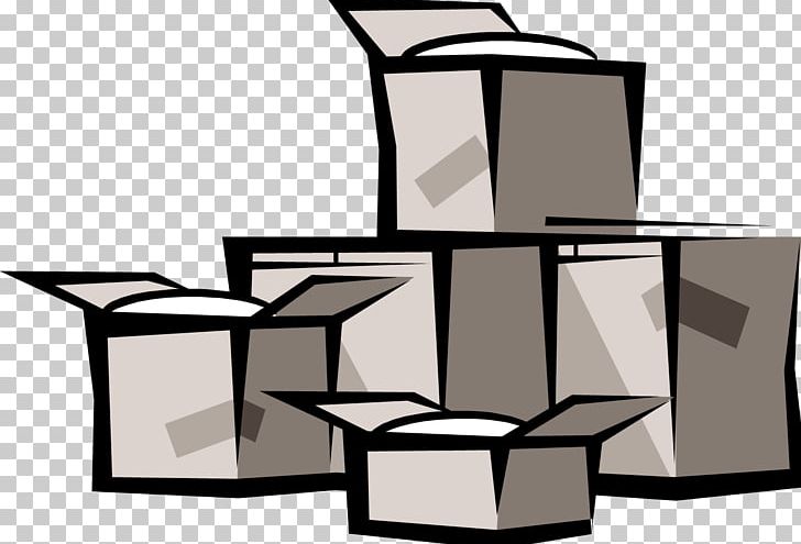 Paper Box Transport Recycling PNG, Clipart, Angle, Black And White, Box, Cardboard Box, Cargo Free PNG Download