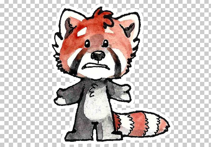 Red Panda Giant Panda Sticker Whiskers Telegram PNG, Clipart, Bumper Sticker, Carnivoran, Cartoon, Cat Like Mammal, Dog Like Mammal Free PNG Download