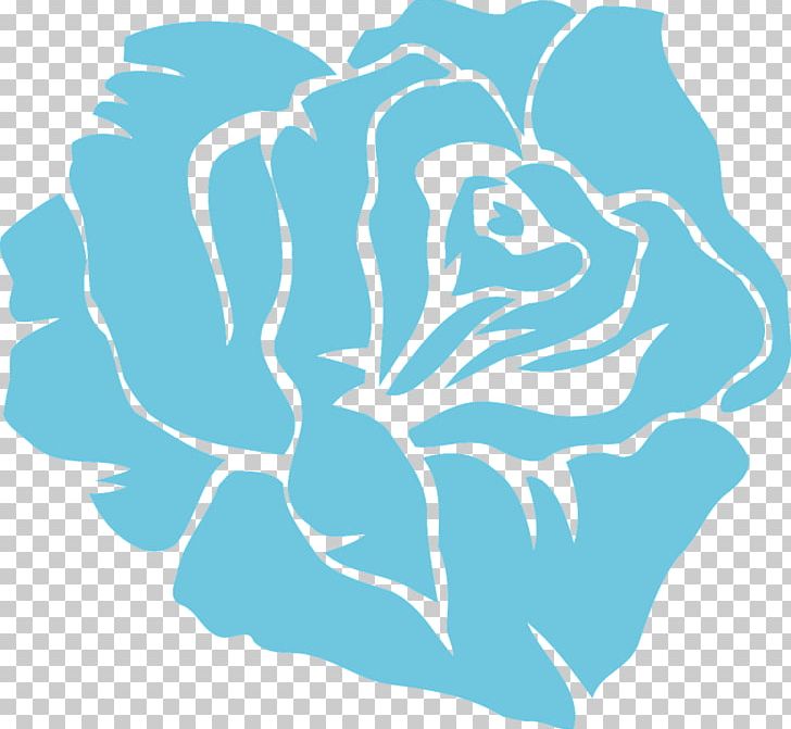 Blue Rose PNG, Clipart, Aqua, Area, Artwork, Autocad Dxf, Black And White Free PNG Download